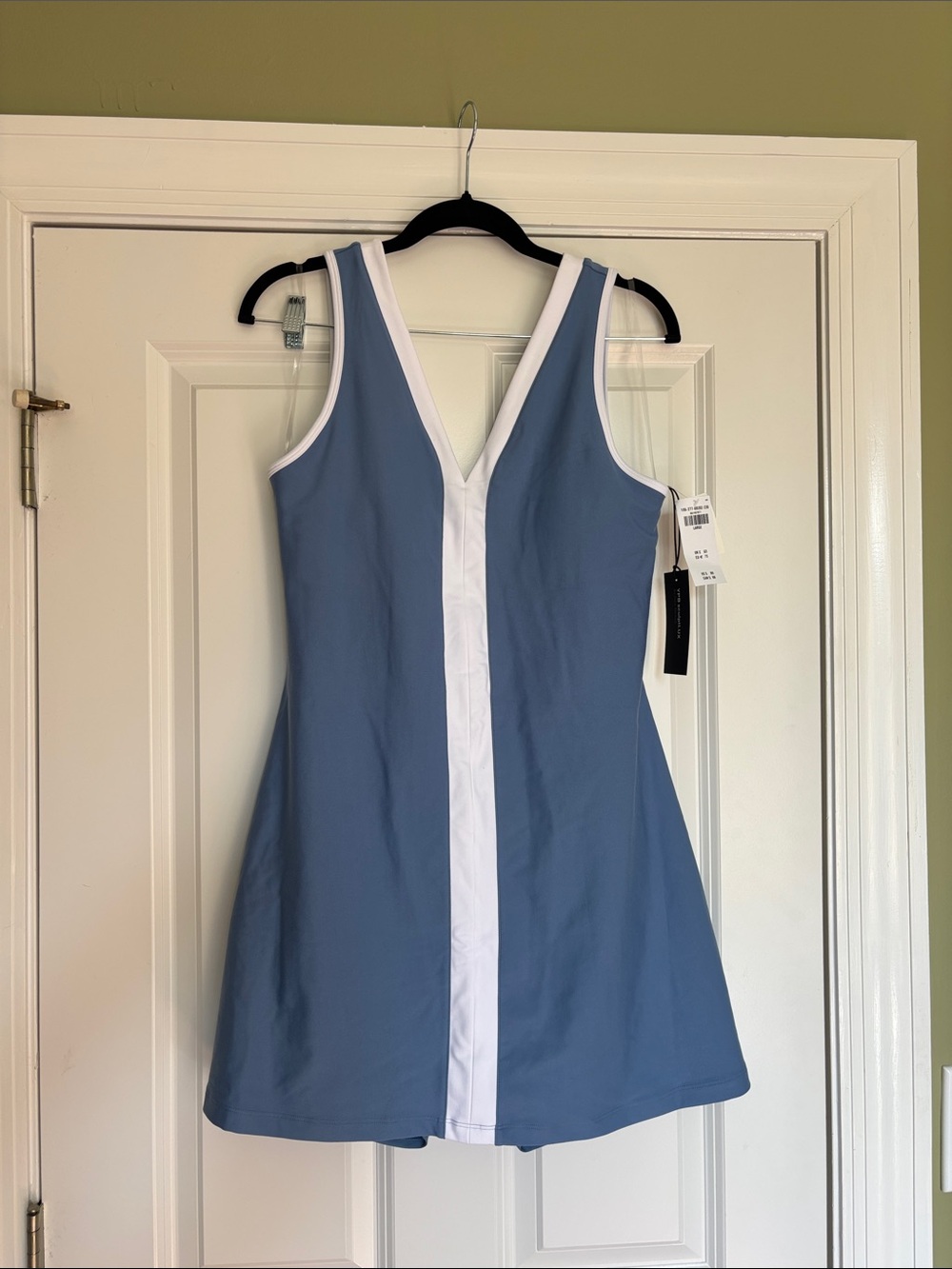 NWT YPB sculptLUX V-Neck Mini Dress - Picture 3 of 4